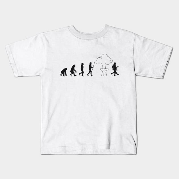 Human Nuclear Evolution Kids T-Shirt by Printadorable